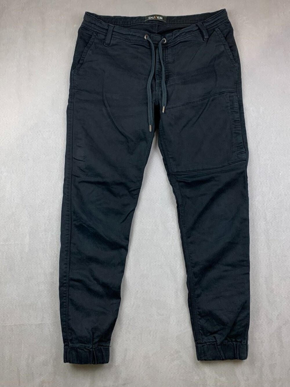 DU/ER Mens Pants 32 Black N2X Slim Fit No Sweat Jogger Tapered Performance 32x29